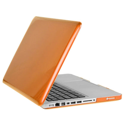 ENKAY for Macbook Pro 15.4 inch (US Version) / A1286 Hat-Prince 3 in 1 Crystal Hard Shell Plastic Protective Case with Keyboard Guard & Port Dust Plug(Orange) - MacBook Pro Cases by ENKAY | Online Shopping South Africa | PMC Jewellery | Buy Now Pay Later Mobicred