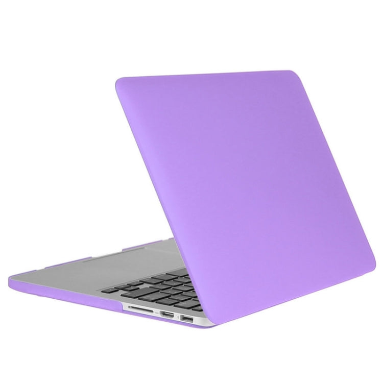 ENKAY for Macbook Pro Retina 13.3 inch (US Version) / A1425 / A1502 Hat-Prince 3 in 1 Frosted Hard Shell Plastic Protective Case with Keyboard Guard & Port Dust Plug(Purple) - MacBook Pro Cases by ENKAY | Online Shopping South Africa | PMC Jewellery | Buy Now Pay Later Mobicred