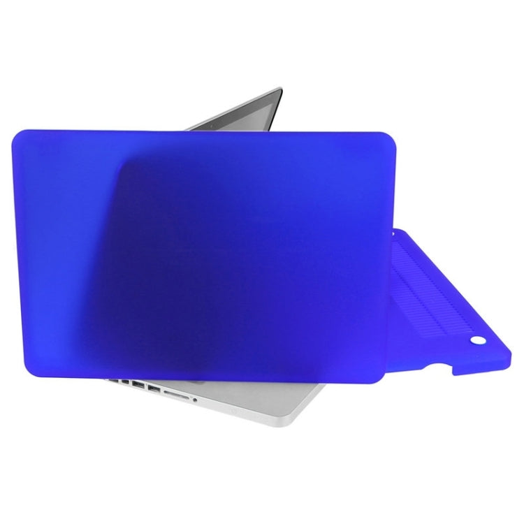 ENKAY for Macbook Pro 15.4 inch (US Version) / A1286 Hat-Prince 3 in 1 Frosted Hard Shell Plastic Protective Case with Keyboard Guard & Port Dust Plug(Dark Blue) - MacBook Pro Cases by ENKAY | Online Shopping South Africa | PMC Jewellery | Buy Now Pay Later Mobicred