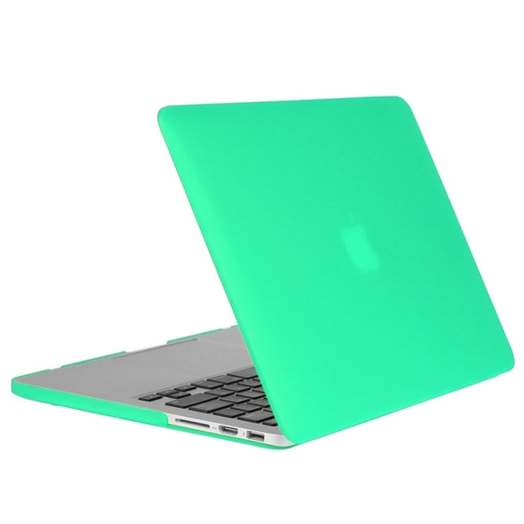 ENKAY for Macbook Pro Retina 15.4 inch (US Version) / A1398 Hat-Prince 3 in 1 Frosted Hard Shell Plastic Protective Case with Keyboard Guard & Port Dust Plug(Green) - MacBook Pro Cases by ENKAY | Online Shopping South Africa | PMC Jewellery | Buy Now Pay Later Mobicred