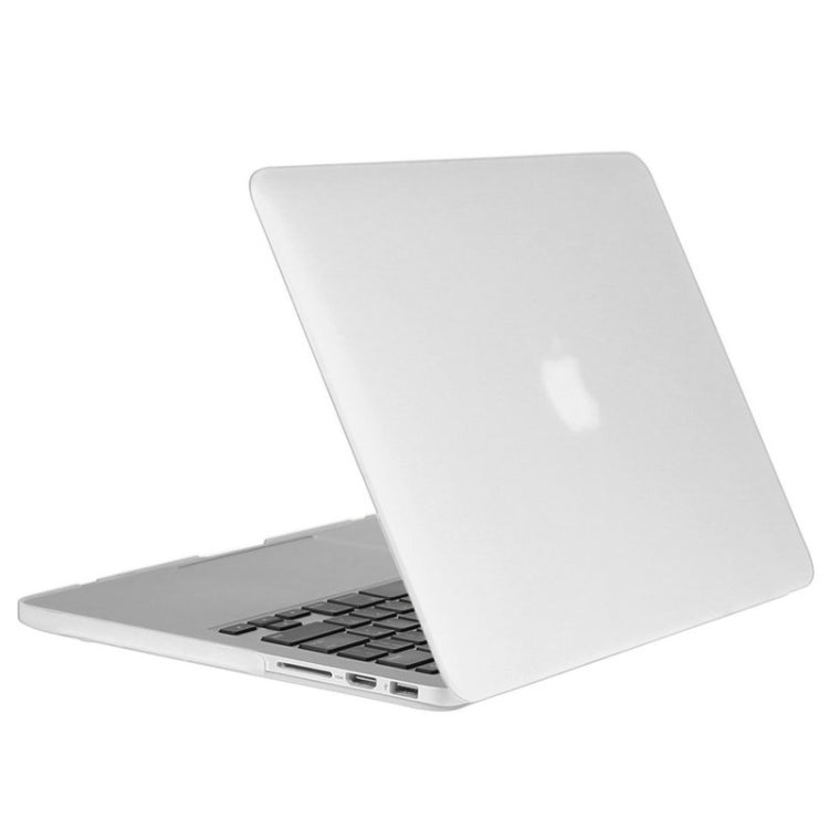 ENKAY for Macbook Pro Retina 15.4 inch (US Version) / A1398 Hat-Prince 3 in 1 Frosted Hard Shell Plastic Protective Case with Keyboard Guard & Port Dust Plug(White) - MacBook Pro Cases by ENKAY | Online Shopping South Africa | PMC Jewellery | Buy Now Pay Later Mobicred