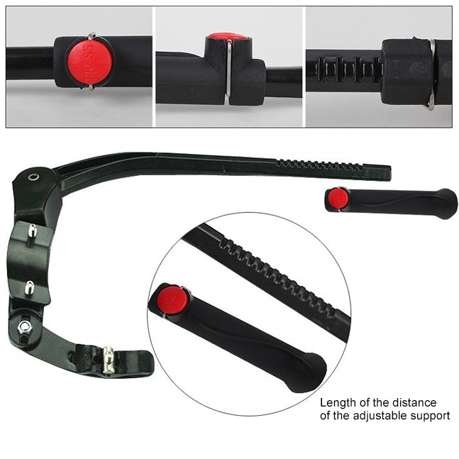 Double Installation Adjustable Bike Side Kickstand Kick Stand for Mountain Bicycle - Others by PMc TechLife | Online Shopping South Africa | PMc TechLife | Buy Now Pay Later Mobicred