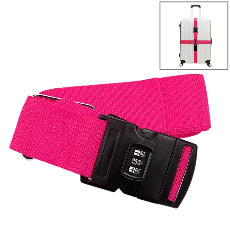 Luggage Strap Cross Belt Adjustable Packing Band Belt Strap with Password Lock for Luggage Travel Suitcase - Tapes & Ropes by PMC Jewellery | Online Shopping South Africa | PMC Jewellery | Buy Now Pay Later Mobicred