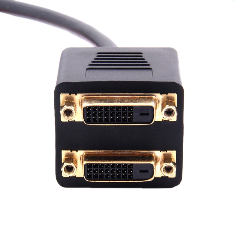 24+1 DVI Male to 2 DVI Female Cable Adapter, Length: 30cm -  by PMC TechLife | Online Shopping South Africa | PMC TechLife