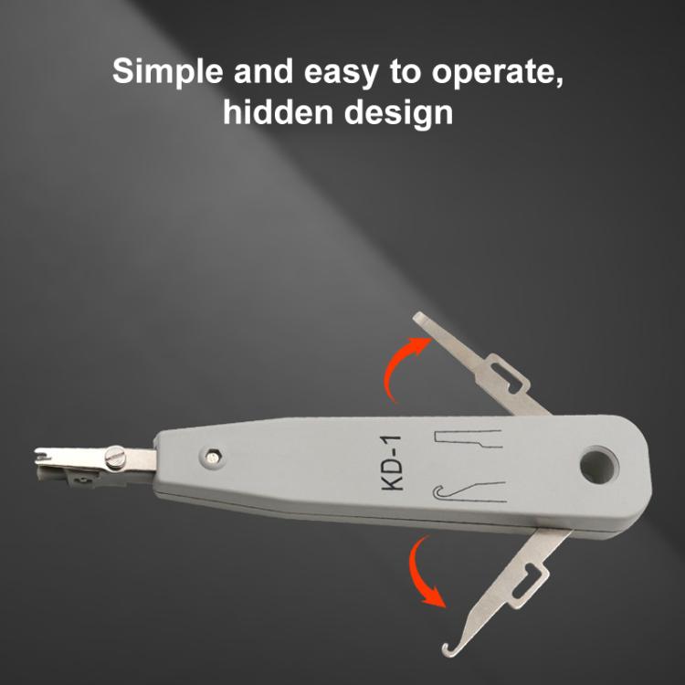 RJ45 / RJ12 / RJ11 Network BT Telephone Socket Multi Punch Insertion Tool(White) - free shipping - PMC TechLife - Order now!