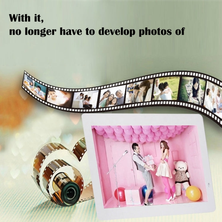 14 inch LED Display Multi-media Digital Photo Frame with Holder & Music & Movie Player, Support USB / SD / MS / MMC Card Input(White) - 11-15 inch by PMC Jewellery | Online Shopping South Africa | PMC Jewellery | Buy Now Pay Later Mobicred