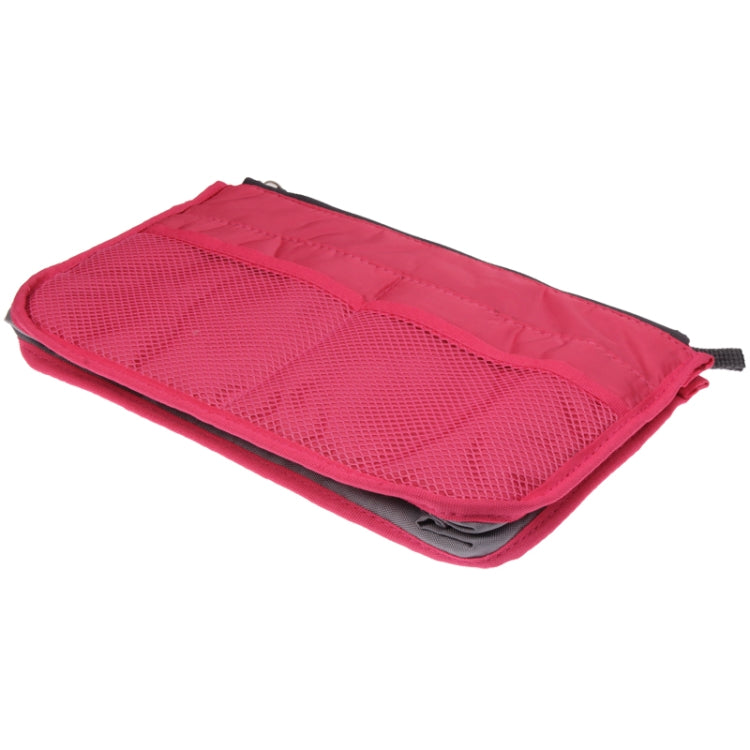 Thicken Portable Multi-function Double Zipper Cosmetic Bag, Storage Bag in Bag (Magenta) - Storage Bags by PMC Jewellery | Online Shopping South Africa | PMC Jewellery | Buy Now Pay Later Mobicred