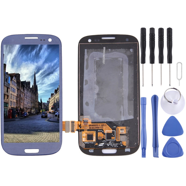 Original Super AMOLED LCD Screen for Galaxy SIII / i9300 with Digitizer Full Assembly (Dark Blue) - free shipping - PMc TechLife - Order now!