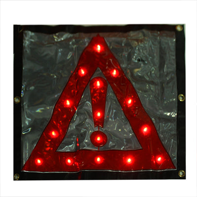 15LED Triangle Emergency Car Warning Safety Traffic Sign Red - Warning Lights by PMC Jewellery | Online Shopping South Africa | PMC Jewellery | Buy Now Pay Later Mobicred