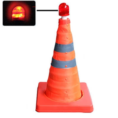 Lift Road Safety Road Cones with Warning Dome, Height: 44cm - Warning Lights by PMC Jewellery | Online Shopping South Africa | PMC Jewellery | Buy Now Pay Later Mobicred