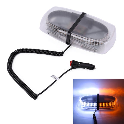 25W 240 LED Vehicle Roof Top Emergency Hazard Warning Strobe Light, Yellow and White Light - Warning Lights by PMC Jewellery | Online Shopping South Africa | PMC Jewellery | Buy Now Pay Later Mobicred