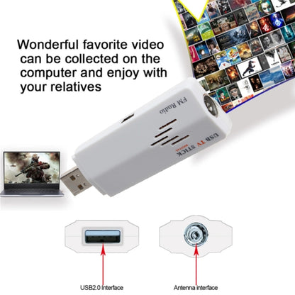 USB Analog TV Stick, Watch Analog TV On Your PC, With AV IN, Suitable for Global - Android TV Sticks by PMC Jewellery | Online Shopping South Africa | PMC Jewellery | Buy Now Pay Later Mobicred