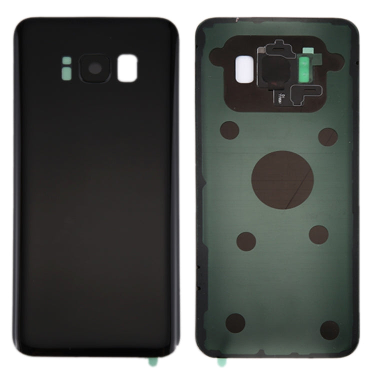 For Galaxy S8 / G950 Battery Back Cover with Camera Lens Cover & Adhesive (Black) - free shipping - PMc TechLife - Order now!
