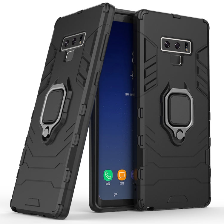 PC + TPU Shockproof Protective Case with Magnetic Ring Holder For Galaxy Note9(Black) - Galaxy Phone Cases by PMC TechLife | Online Shopping South Africa | PMC TechLife