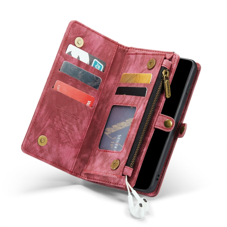For Samsung Galaxy S10+ CaseMe-008 Detachable Multifunctional Flip Leather Phone Case(Red) - free shipping - PMC Jewellery - Order now!