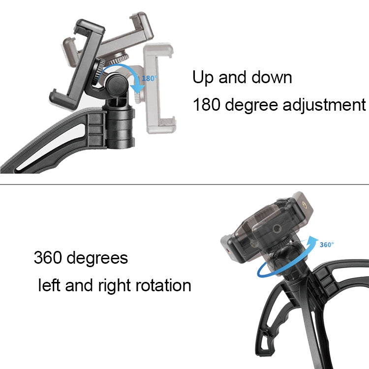 APEXEL Portable Handheld Lazy Live Broadcast Desktop Folding Universal Bluetooth Tripod Phone Holder - Stand by APEXEL | Online Shopping South Africa | PMC TechLife | Buy Now Pay Later Mobicred