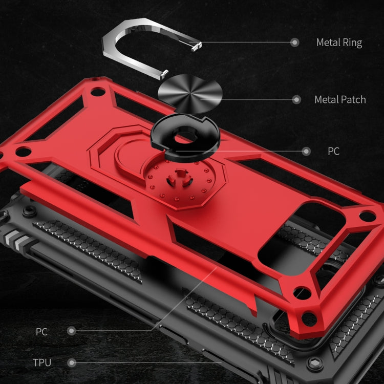 Armor Shockproof TPU + PC Protective Case for Galaxy S8, with 360 Degree Rotation Holder(Red) - Galaxy Phone Cases by PMC TechLife | Online Shopping South Africa | PMC TechLife | Buy Now Pay Later Mobicred