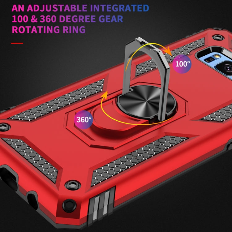 Armor Shockproof TPU + PC Protective Case for Galaxy S8, with 360 Degree Rotation Holder(Red) - Galaxy Phone Cases by PMC TechLife | Online Shopping South Africa | PMC TechLife | Buy Now Pay Later Mobicred