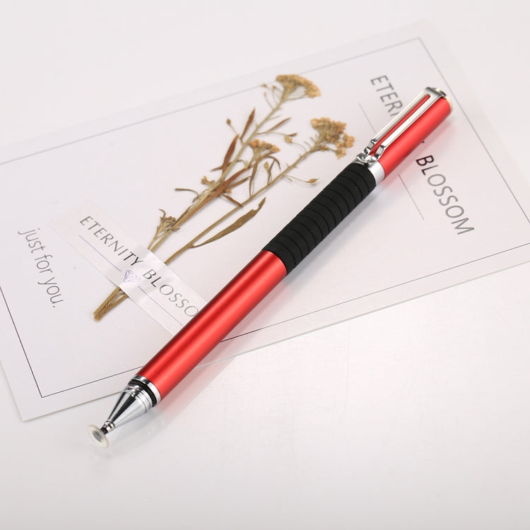 Universal 2 in 1 Multifunction Round Thin Tip Capacitive Touch Screen Stylus Pen, For iPhone, iPad, Samsung, and Other Capacitive Touch Screen Smartphones or Tablet PC(Red) - free shipping - PMc TechLife - Order now!