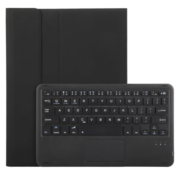 For iPad 11 2025 / 10th Gen 10.9 2022 A10B-A Lambskin Texture Bluetooth Touch Keyboard Leather Tablet Case with Pen Slot(Black) - Universal by PMC TechLife | Online Shopping South Africa | PMC TechLife | Buy Now Pay Later Mobicred