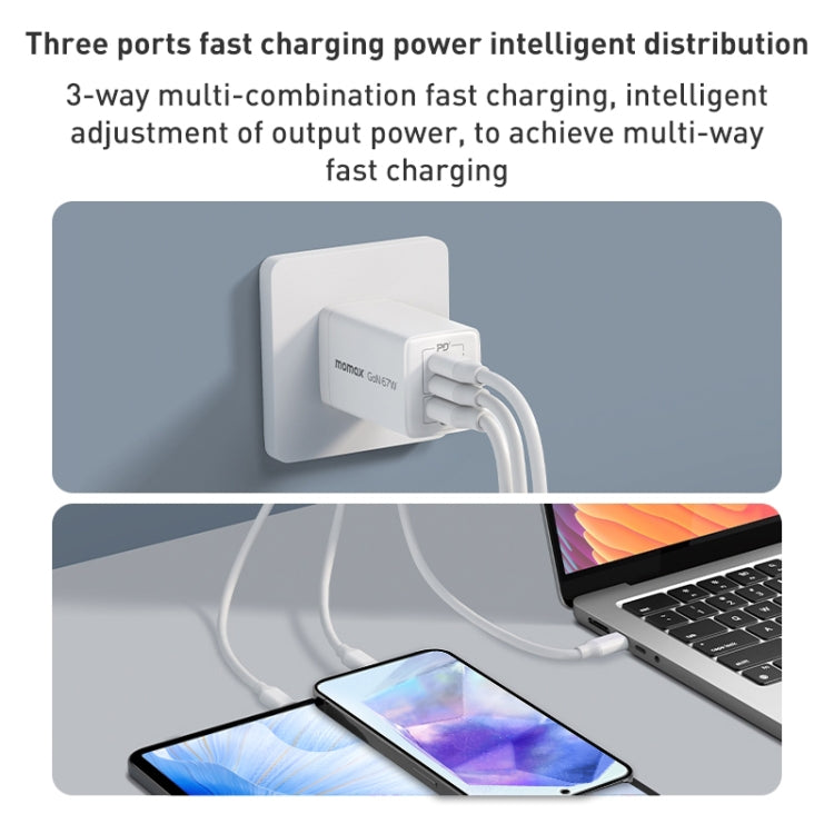 MOMAX UM30 PD 67W Fast Charger Power Adapter, CN Plug(Black) - free shipping - PMC TechLife - Order now!