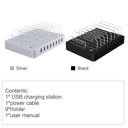 LMH-PW006 Multi-function 96W DC5V/19.2A (Max) Output 8 Ports USB Detachable Charging Station Smart Charger(Black) - Multifunction Charger by PMC Jewellery | Online Shopping South Africa | PMC Jewellery | Buy Now Pay Later Mobicred