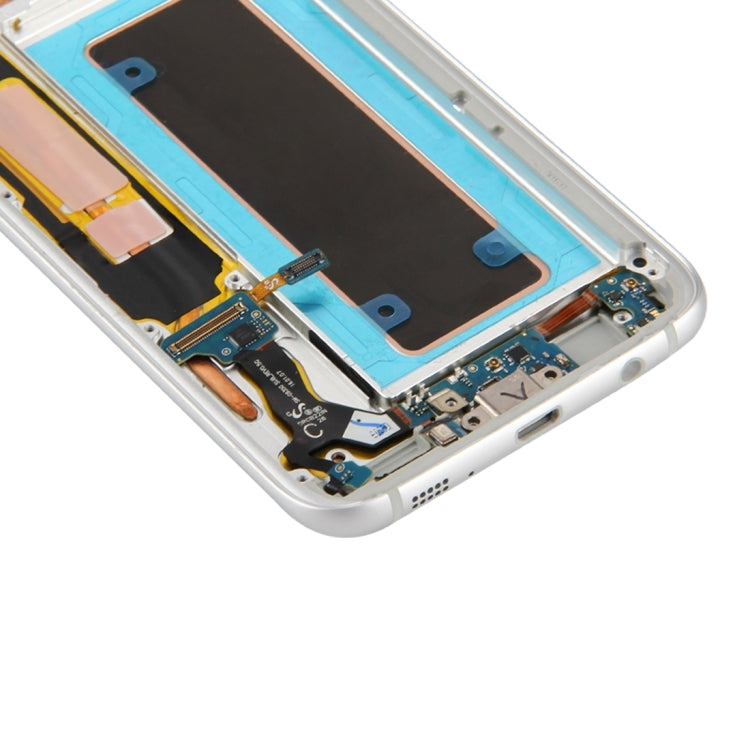 Original LCD Screen and Digitizer Full Assembly with Frame & Charging Port Board & Volume Button & Power Button For Galaxy S7 Edge / G935F(Silver) - free shipping - PMc TechLife - Order now!