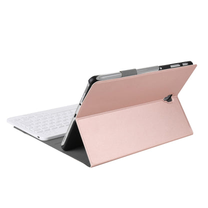 A590 Ultra-thin Detachable Magnetic Bluetooth Keyboard Leather Tablet Case for Galaxy Tab A 10.5 T590 / T595, with Holder(Rose Gold) - Samsung Keyboard by PMC Jewellery | Online Shopping South Africa | PMC Jewellery