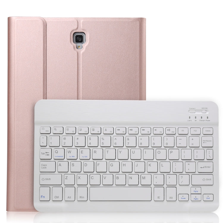 A830 Ultra-thin Detachable Bluetooth Keyboard Leather Tablet Case for Galaxy Tab S4 10.5 T830 / T835, with Holder(Rose Gold) - Samsung Keyboard by PMC Jewellery | Online Shopping South Africa | PMC Jewellery