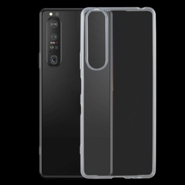 For Sony Xperia 1 III 0.75mm Ultra-thin Transparent TPU Soft Protective Case (Transparent) - Sony Cases by PMC Jewellery | Online Shopping South Africa | PMC Jewellery