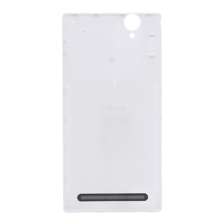 Back Battery Cover for Sony Xperia T2 Ultra(White) - Back Cover by PMC TechLife | Online Shopping South Africa | PMC TechLife | Buy Now Pay Later Mobicred