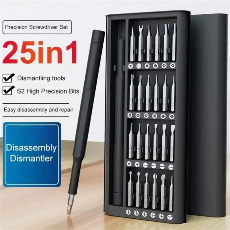 25 in 1 Screwdriver Set Magnetic Repair Tools, Plastic Handle - free shipping - PMC TechLife - Order now!