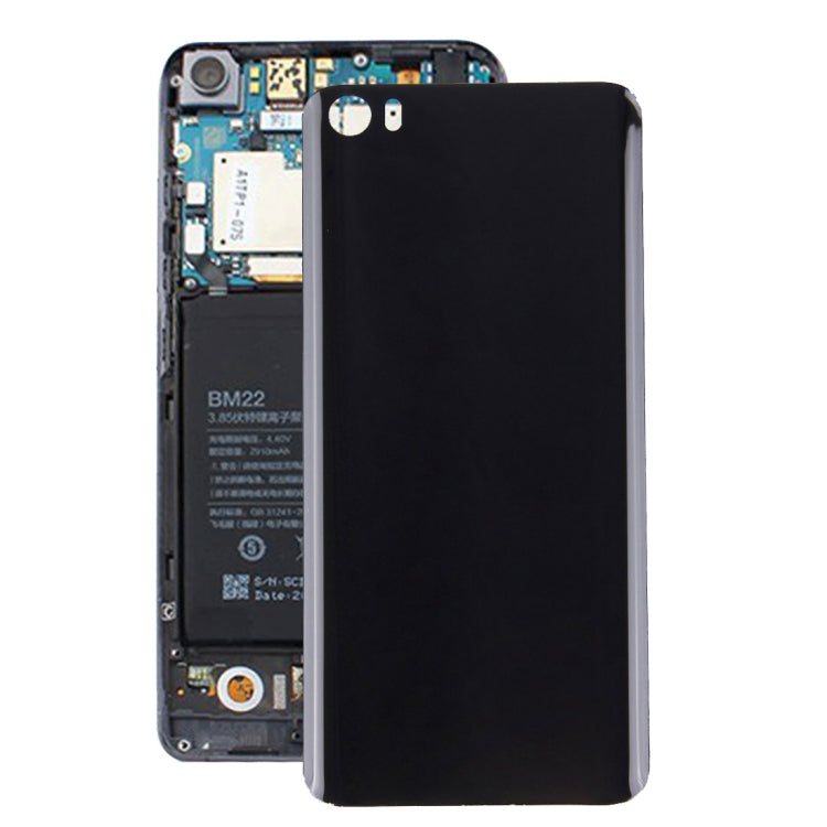 Original Battery Back Cover for Xiaomi Mi 5 (No Bracket)(Black) - Back Cover by PMC Jewellery | Online Shopping South Africa | PMC Jewellery | Buy Now Pay Later Mobicred