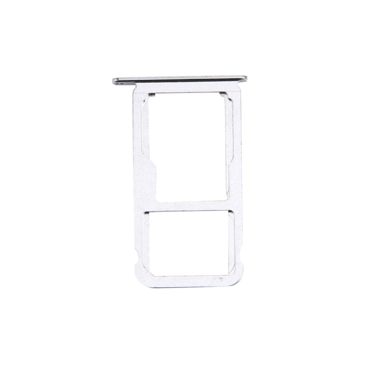 For Huawei P9 Nano SIM + Micro SD / Nano SIM Card Tray(Silver) - Card Socket by PMc TechLife | Online Shopping South Africa | PMc TechLife | Buy Now Pay Later Mobicred