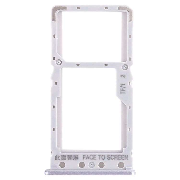 SIM Card Tray + SIM Card Tray / Micro SD Card Tray for Xiaomi Redmi 6 / Redmi 6A(Silver) - Card Tray by PMC TechLife | Online Shopping South Africa | PMC TechLife