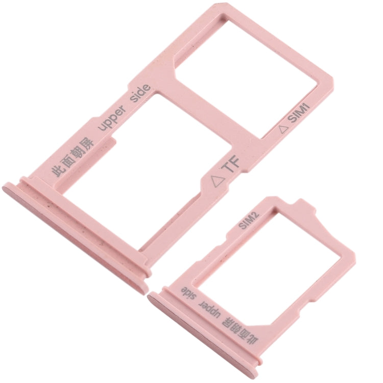 For Vivo Y66 2 x SIM Card Tray + Micro SD Card Tray (Rose Gold) - Card Socket by PMc TechLife | Online Shopping South Africa | PMc TechLife | Buy Now Pay Later Mobicred