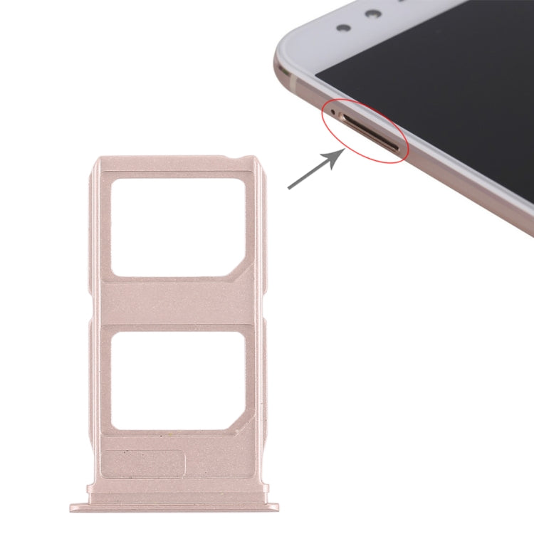For Vivo X9 Plus 2 x SIM Card Tray (Gold) - Card Socket by PMc TechLife | Online Shopping South Africa | PMc TechLife | Buy Now Pay Later Mobicred