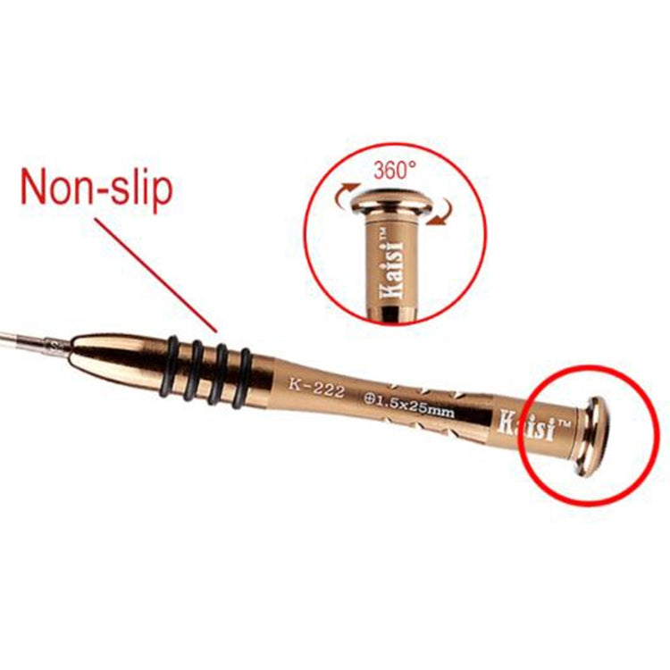 Kaisi K-222 Precision Screwdrivers Professional Repair Opening Tool for Mobile Phone Tablet PC (Phillips: 1.5) - free shipping - PMC TechLife - Order now!