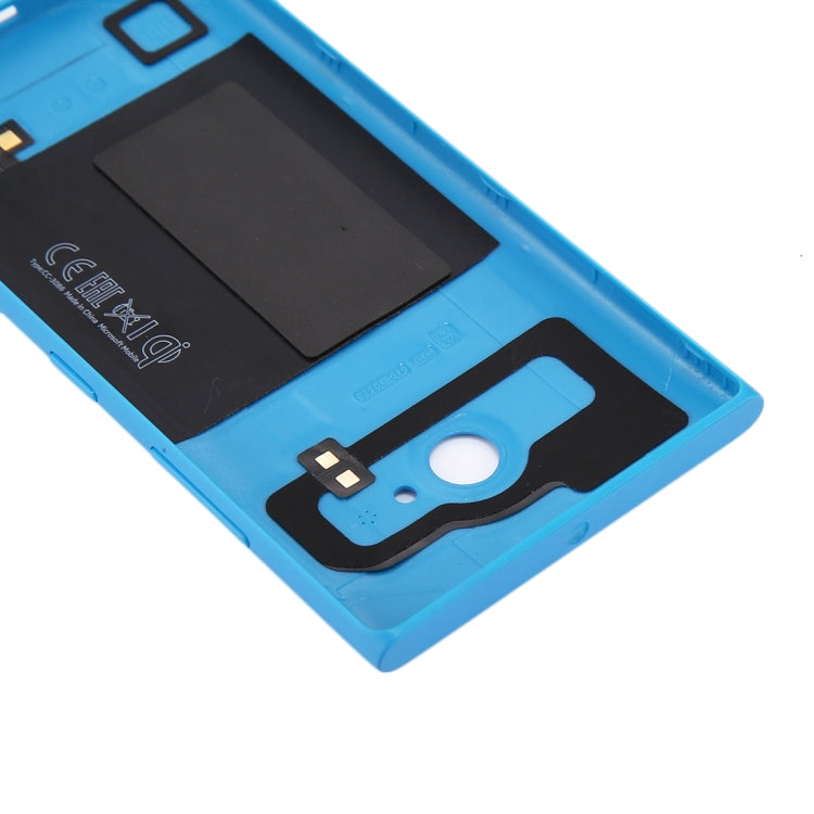 for Nokia Lumia 735 Solid Color NFC Battery Back Cover(Blue) - Back Cover by PMC TechLife | Online Shopping South Africa | PMC TechLife | Buy Now Pay Later Mobicred