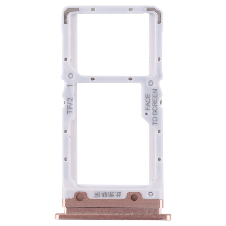 SIM Card Tray + SIM Card Tray / Micro SD Card Tray for Xiaomi Mi CC9 (Gold) - Card Tray by PMC Jewellery | Online Shopping South Africa | PMC Jewellery | Buy Now Pay Later Mobicred