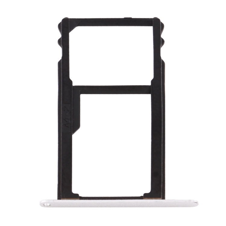 For Huawei Honor 7 Nano SIM Card Tray + Nano SIM / Micro SD Card Tray (Silver) - Card Socket by PMc TechLife | Online Shopping South Africa | PMc TechLife | Buy Now Pay Later Mobicred