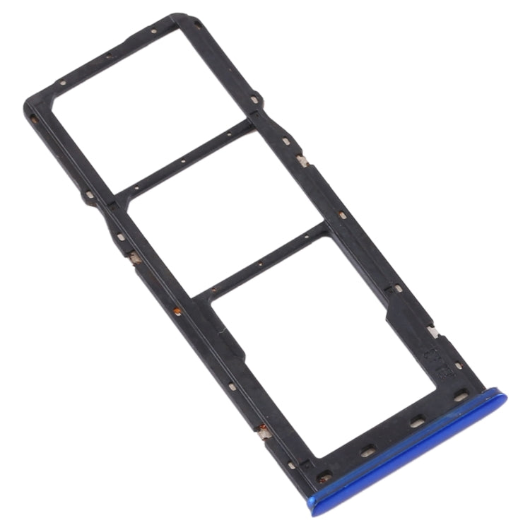 For OPPO Realme 3 Pro / Realme X Lite SIM Card Tray + SIM Card Tray + Micro SD Card Tray (Blue) - Card Socket by PMc TechLife | Online Shopping South Africa | PMc TechLife | Buy Now Pay Later Mobicred