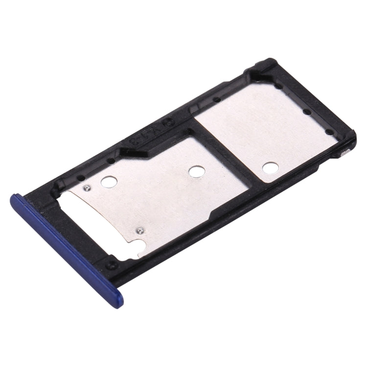 For Huawei Enjoy 7 Plus / Y7 Prime SIM Card Tray & SIM / Micro SD Card Tray(Dark Blue) - Card Socket by PMc TechLife | Online Shopping South Africa | PMc TechLife | Buy Now Pay Later Mobicred