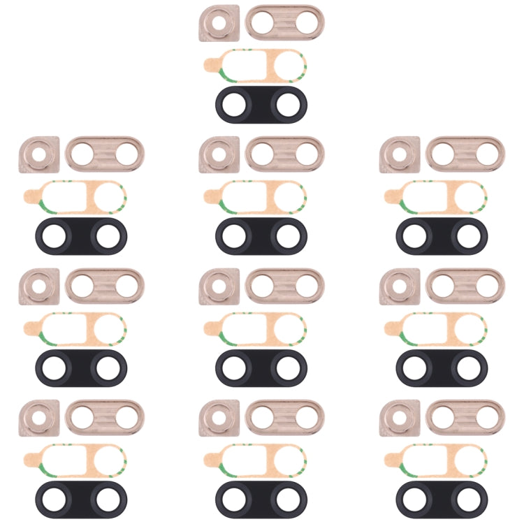 For Huawei Nova 4 10pcs Camera Lens Cover (Gold) - free shipping - PMC TechLife - Order now!