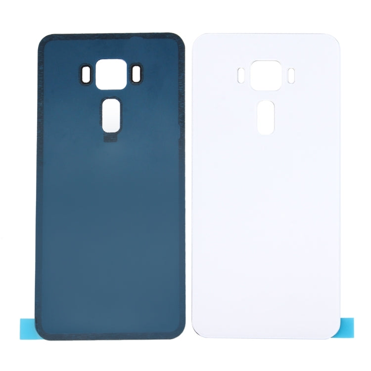 5.5 inch Glass Back Battery Cover for ASUS ZenFone 3 / ZE552KL(White) - Back Cover by PMC TechLife | Online Shopping South Africa | PMC TechLife | Buy Now Pay Later Mobicred