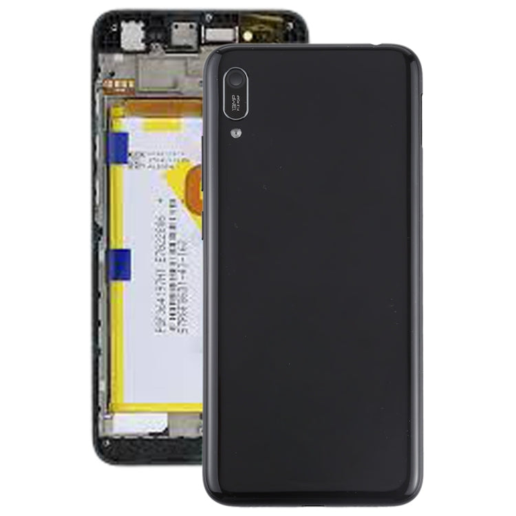 Battery Back Cover with Camera Lens & Side Keys for Huawei Enjoy 9e(Black) - free shipping - PMC TechLife - Order now!