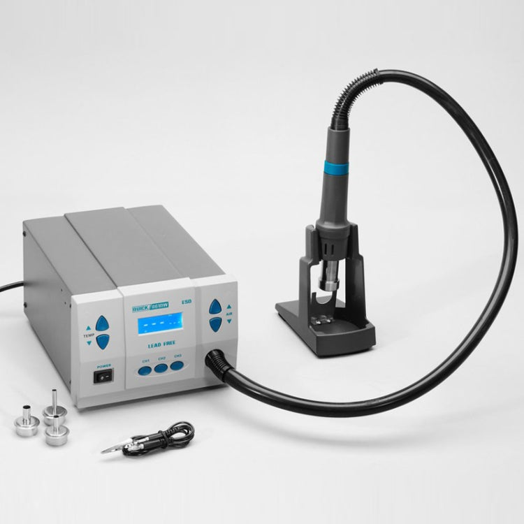 QUICK 861DW 220V 1000W Digital Display Lead-free Intelligent Hot Air Gun Desoldering Station, AU Plug - Electric Soldering Iron by PMC Jewellery | Online Shopping South Africa | PMC Jewellery | Buy Now Pay Later Mobicred