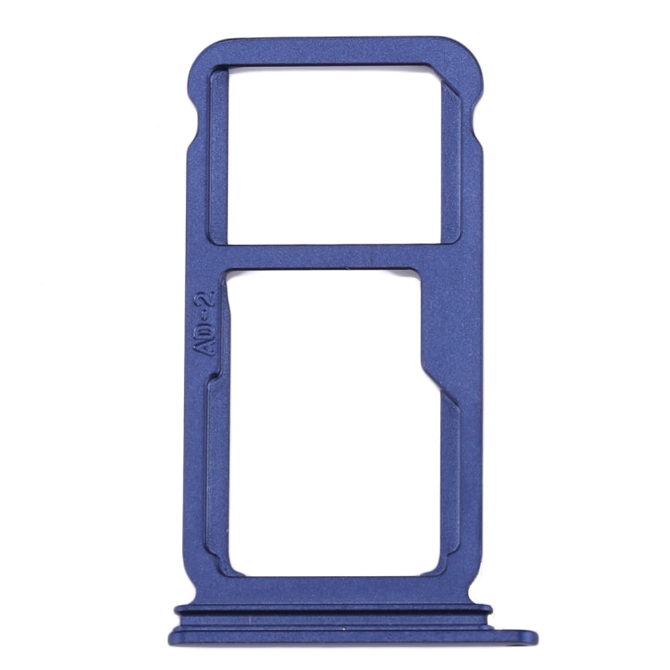 For Huawei P10 Plus SIM Card Tray & SIM / Micro SD Card Tray(Blue) - Card Socket by PMc TechLife | Online Shopping South Africa | PMc TechLife | Buy Now Pay Later Mobicred