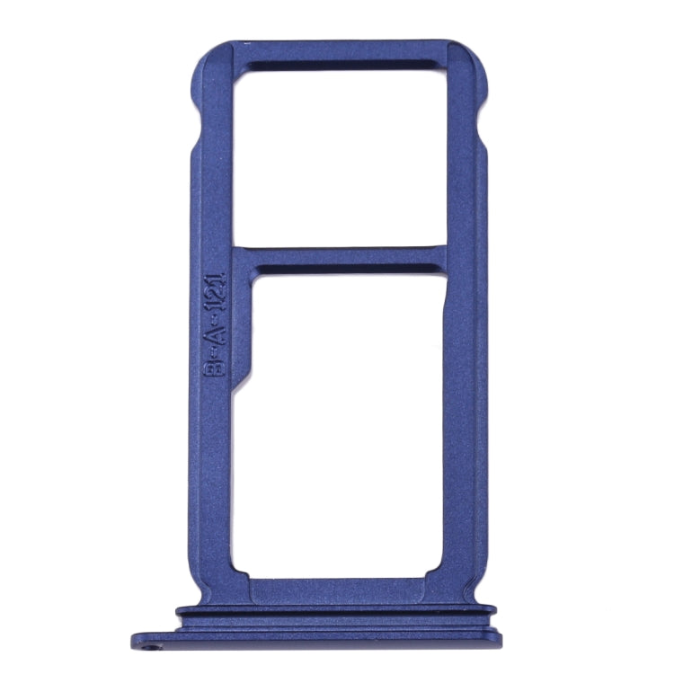For Huawei P10 Plus SIM Card Tray & SIM / Micro SD Card Tray(Blue) - Card Socket by PMc TechLife | Online Shopping South Africa | PMc TechLife | Buy Now Pay Later Mobicred