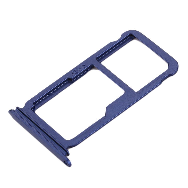 For Huawei P10 Plus SIM Card Tray & SIM / Micro SD Card Tray(Blue) - Card Socket by PMc TechLife | Online Shopping South Africa | PMc TechLife | Buy Now Pay Later Mobicred